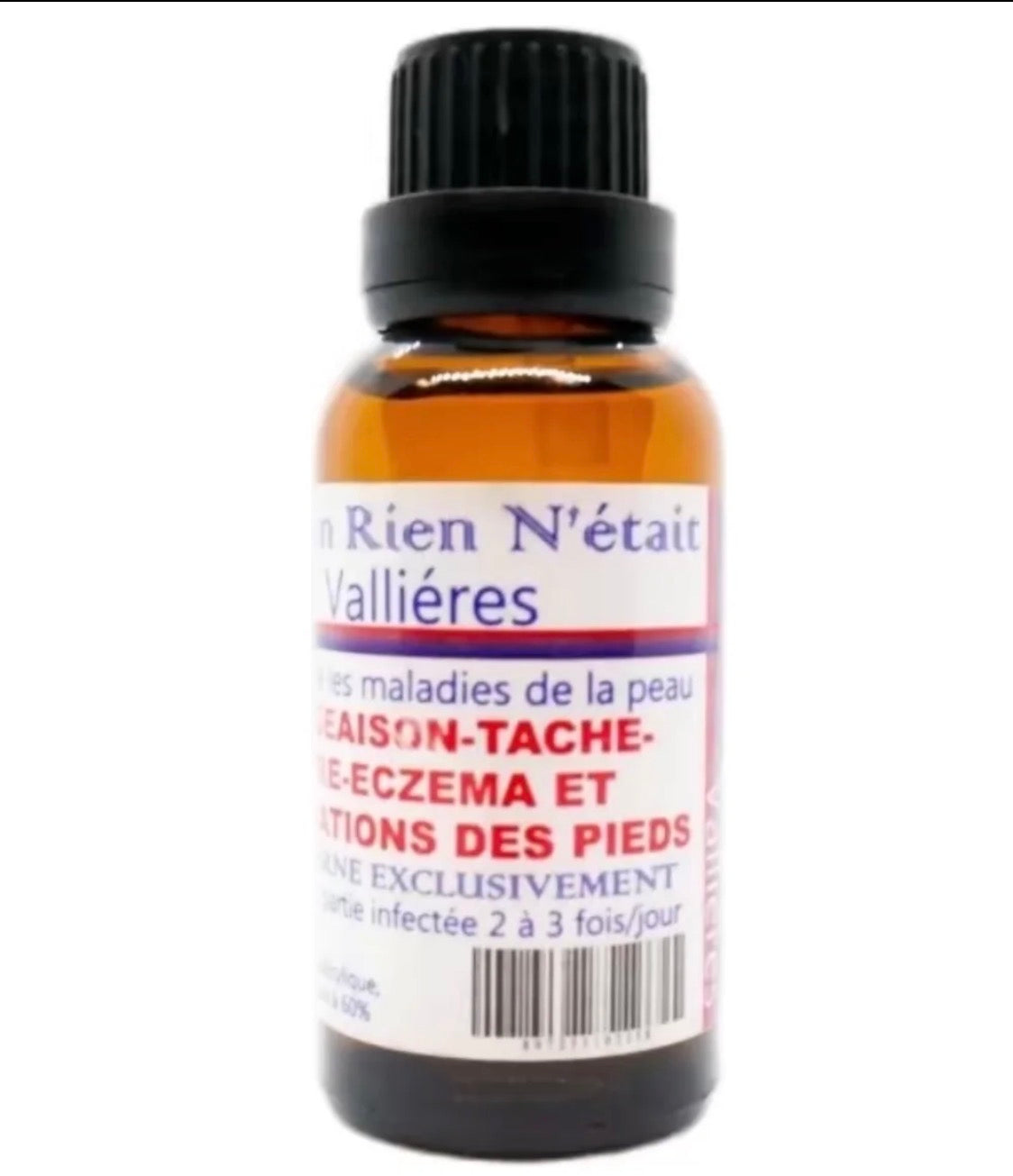 Vallieres Lotion Rien N'etait 60 ml Exclusively For eczema and fungus