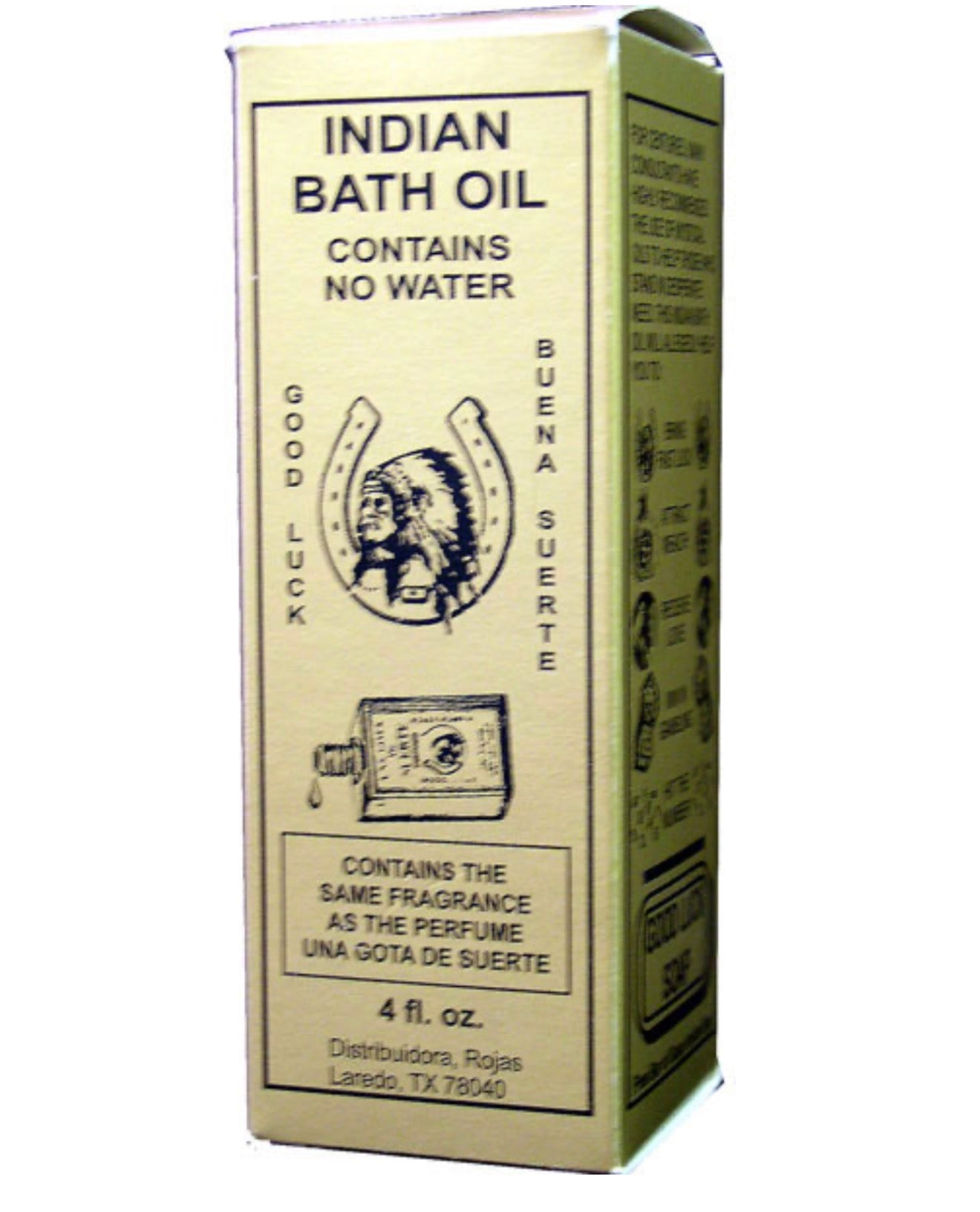 Indian With Soap Bath Oil - 4oz